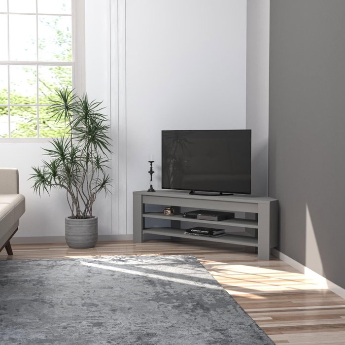 Hanah Home Soporte de TV Corner - Gris